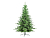 Искусственная ель Nebraska, зелёная, хвоя - PE+PVC, 2.4 м, A Perfect Christmas