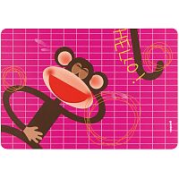 Коврик сервировочный детский Hello обезьяна