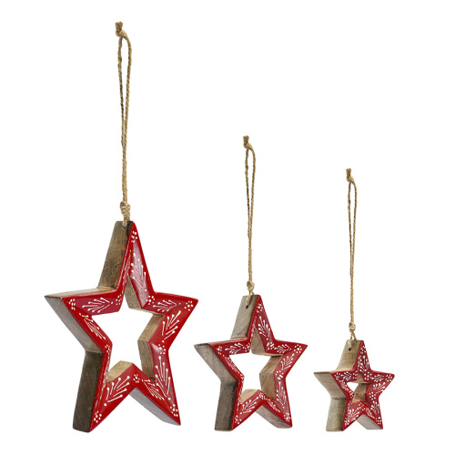 Набор елочных украшений bright stars из коллекции new year essential, 3 шт. фото 9