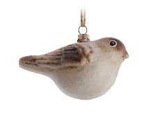 Ёлочная игрушка ПТИЧКА ПАТТИ, стекло, 6 см, Kurts Adler