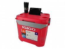 Изотермический контейнер (термобокс) Igloo Latitude 60 QT Roller (56 л.), красный