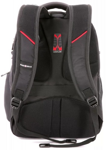 Рюкзак Swissgear Scansmart 15", чёрный/красный, 34x22x46 см, 34 л фото 5