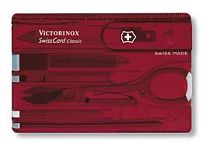 Швейцарская карточка Victorinox SwissCard, красная, 0.7100.T