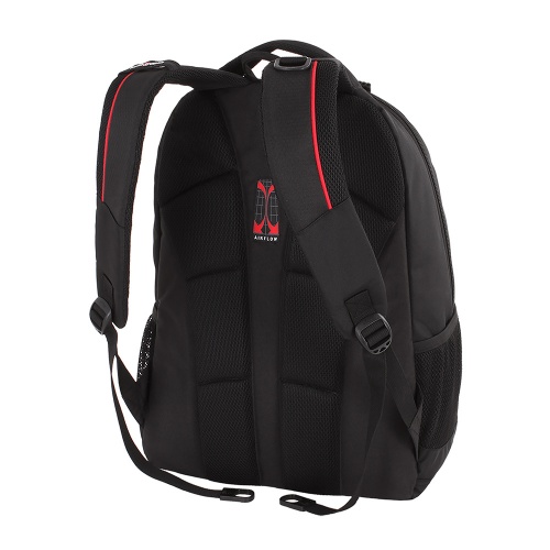 Рюкзак Swissgear 15", черный/красный, 34х18x47 см, 29 л фото 3