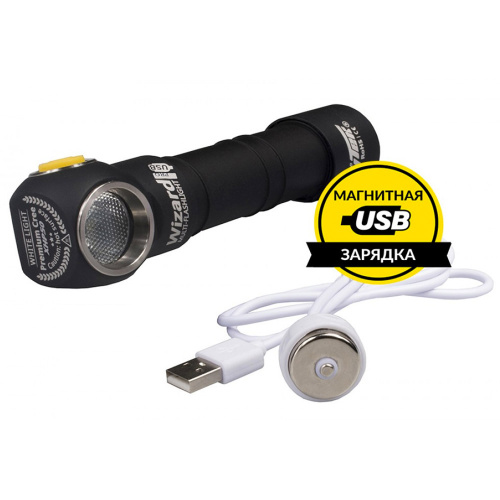 Мультифонарь светодиодный Armytek Wizard Pro v3 Magnet USB+18650, 2150 лм, теплый свет, аккумулятор фото 2