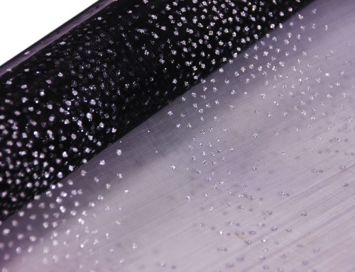 Ткань для декорирования "Праздничные переливы", черненое серебро, 30х500 см, Koopman International фото 3