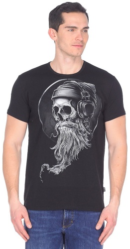 Мужская футболка"DJ Skull" фото 2