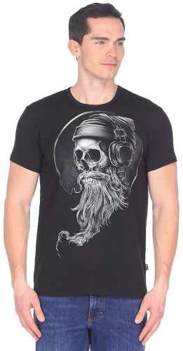 Мужская футболка"DJ Skull" фото 4