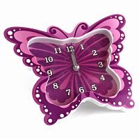 Часы-будильник "Бабочка" 19*15*13 см