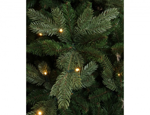 Искусственная елка "Сосна изумрудная", (литая хвоя РЕ+PVC), 120 теплых белых LEDламп, 1.55 м, Triumph Tree фото 3