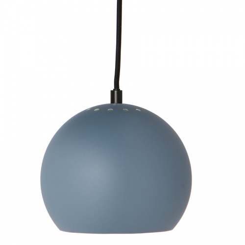 Лампа подвесная ball, темно-голубая, матовое покрытие