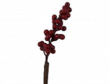 Декоративная ветка "Осенние ягоды" бордовые, 50 см, Hogewoning