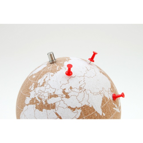 Глобус cork globe, белый фото 3