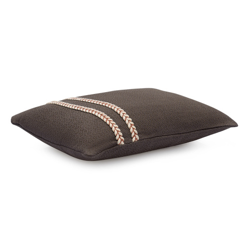 Подушка декоративная базовая braids серо-коричневого цвета из коллекции ethnic, 30х45 см фото 5