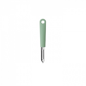 Овощечистка + нож для снятия цедры Brabantia, изготовленные из пластика и металла, цвета голубой и серый