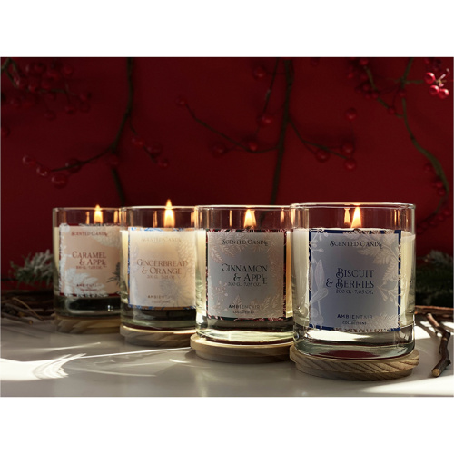 Свеча ароматическая gifting, Корица и яблоко, 40 ч фото 5