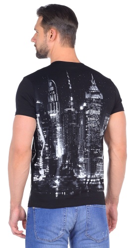 Мужская футболка"Огни Ночного Города" фото 2