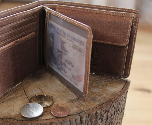 Бумажник Klondike Tony, коричневый, 12x9 см фото 14