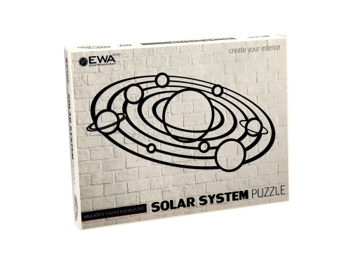 Деревянный декор настенный, панно, сборная модель EWA Design Солнечная система фото 5