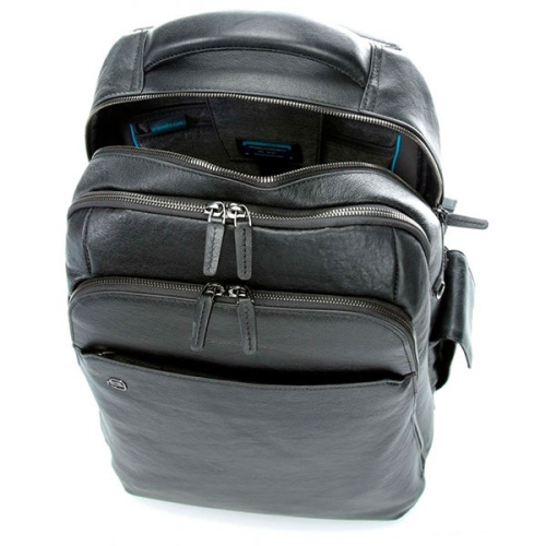 Рюкзак мужской Piquadro Black Square CA3444B3BM/N черный натур.кожа фото 3