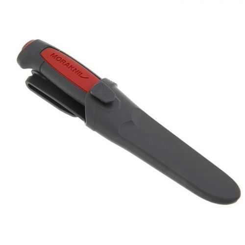Нож Morakniv Pro C, углеродистая сталь, черный/бордовый фото 2