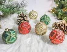 Набор пластиковых шаров МАЭСТОЗО, 8 см, упаковка 12 шт., Winter Deco