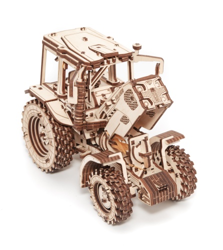 Сборная модель деревянная 3D EWA Трактор Беларус 82 фото 6