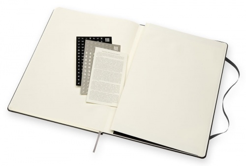 Блокнот Moleskine Professional A4, 192 стр., черный, нелинованный фото 2