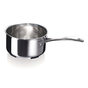 Сотейник BEKA CHEF 24 л (18 см) с зеркальной полировкой, из нержавеющей стали, серого цвета