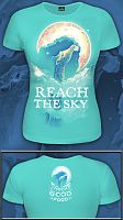 Женская футболка"Reach the Sky"