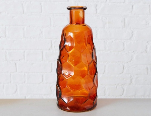 Стеклянные вазы-бутыли ДЖУДИТТО, 31 см, набор - 3 шт., Boltze фото 2