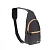 Рюкзак Torber с одним плечевым ремнем, чёрно-бежевый, 33х17х6 см