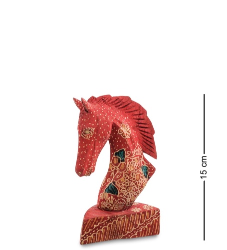 10-014-01 Фигурка «Лошадь» (батик, о.Ява) мал 15 см