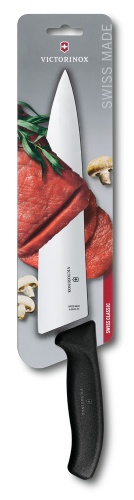 Нож разделочный Victorinox SwissClassic, 25 см, чёрный фото 2