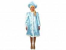 Карнавальный костюм "Снегурочка модная", парча, размер 42-44, Бока