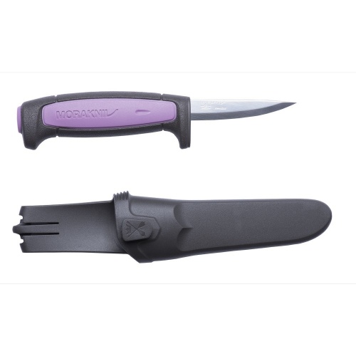 Нож Morakniv Precision, нержавеющая сталь, черный/фиолетовый