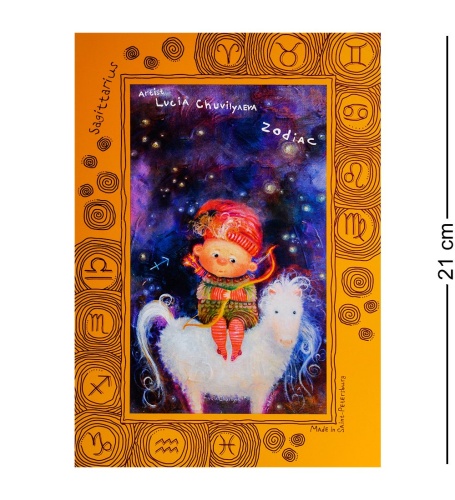 ANG-303 Набор открыток «Знаки Зодиака» 12шт 15х21 фото 6