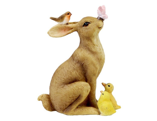Декоративная фигурка ЗАЙЧИШКА И ДРУЗЬЯ, полистоун, 13 см, Goodwill фото 3