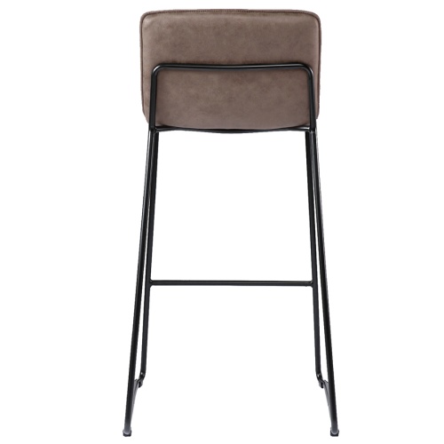 Набор из 2 барных стульев terence, экокожа, темно-коричневые фото 6