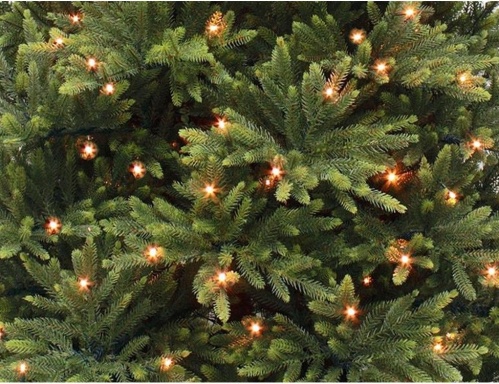 Искусственная елка "Королевская премиум" с теплыми белыми LED лампами, (литая хвоя РЕ 100%), Triumph Tree фото 2
