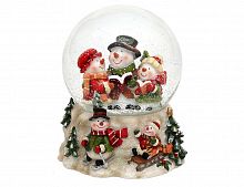 Музыкальный снежный шар Семейное Рождество 14*15 см (Sigro)