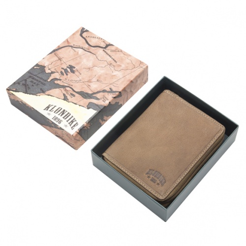 Бумажник Klondike Dylan, коричневый, 10,5x13,5 см фото 10