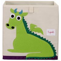 Коробка для хранения 3 Sprouts Зелёный дракон