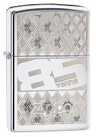 Зажигалка ZIPPO 85 с покрытием High Polish Chrome, латунь/сталь, серебристая, 36x12x56 мм, 29438