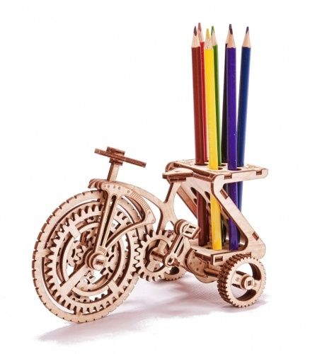 Механический 3D-пазл из дерева Wood Trick Велосипед-визитница