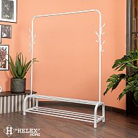 Напольная вешалка для одежды Helex Home W-20, белая