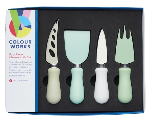 Нож для сыра, набор 4 шт, Colourworks Classics фото 2