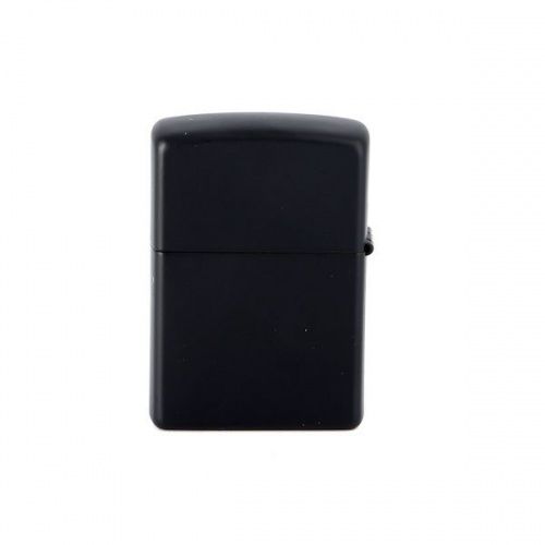 Зажигалка ZIPPO Classic с покрытием Black Matte, латунь/сталь, чёрная, матовая, 36x12x56 мм, 28433 фото 2