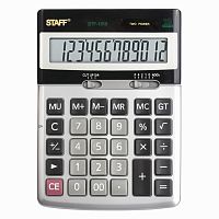 Калькулятор настольный металлический Staff STF-1312 12 разрядов 250119