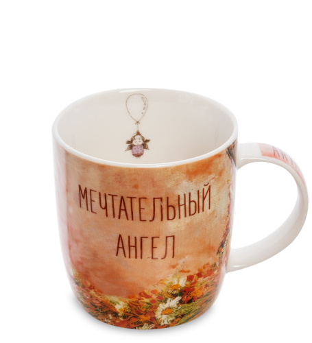 ANG-901 Кружка фарфоровая «Мечтательный ангел» фото 2